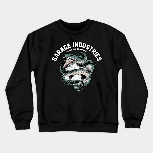 GARAGE INDUSTRIES Crewneck Sweatshirt by KUSTOM SHOP